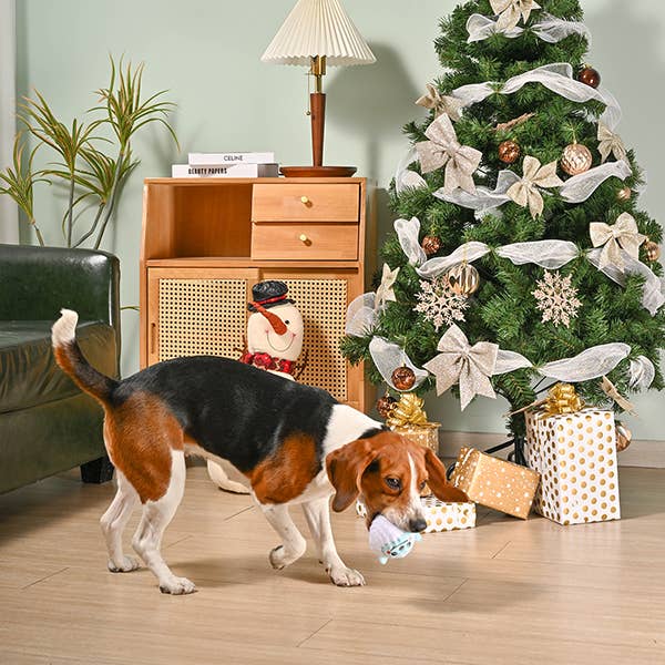 HugSmart Pet - Happy Woofmas | Yeti- Dog Ball Toy