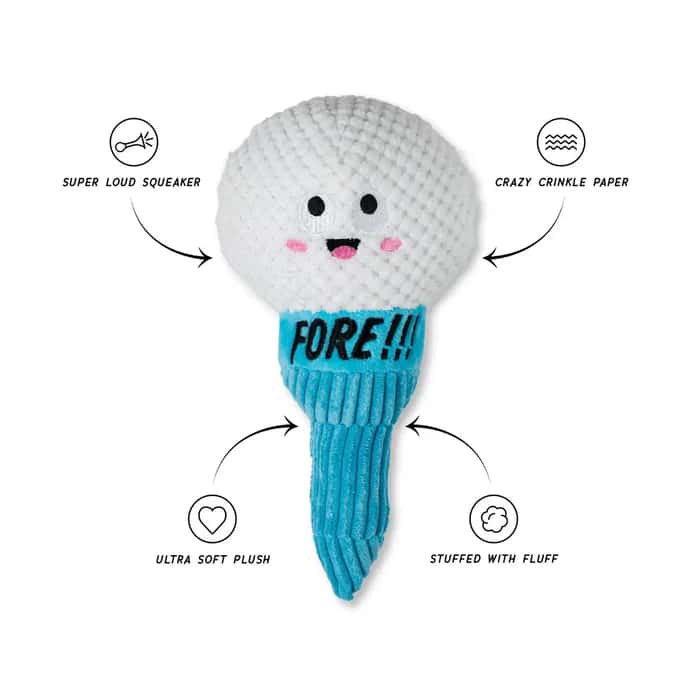 Teeriffic Plush Dog Toy