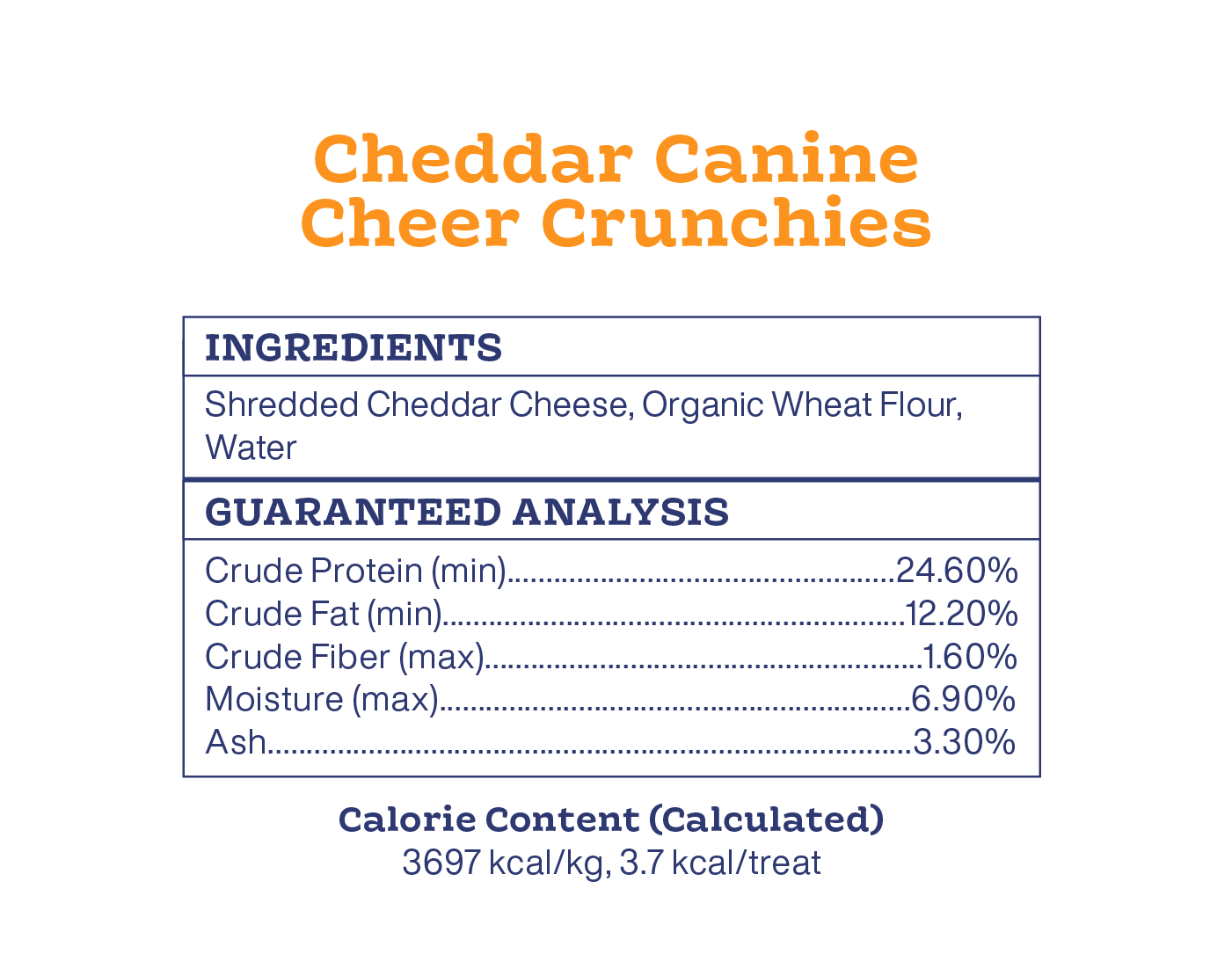Cheddar Canine Crunchies Dog Treats