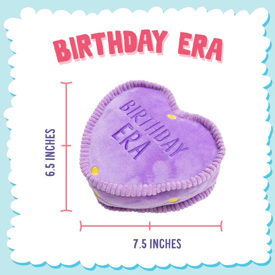 Birthday Era Plush Dog Toy 6.5"