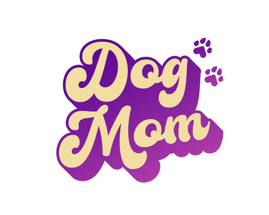 "Dog Mom" Sticker