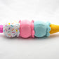 3-Scoop Birthday Ice Cream Cone Plush Dog Toy 12"