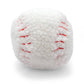 Baseball Plush Dog Toy 4"
