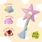 SnugArooz Lil Star Chew Dog Toy Pink 7"