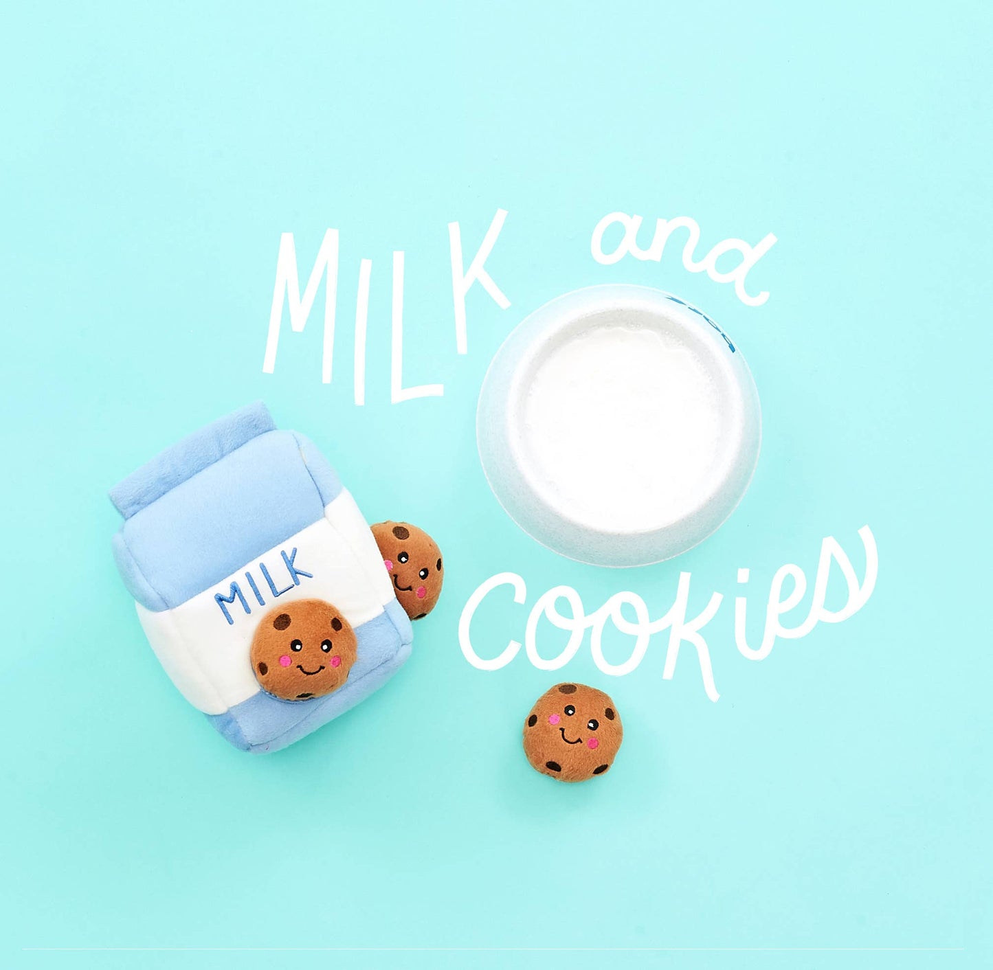 Milk and Cookies - Dog Toy