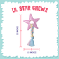 SnugArooz Lil Star Chew Dog Toy Pink 7"