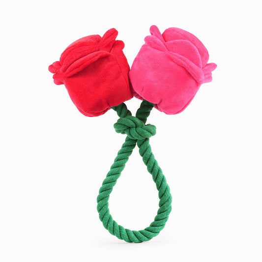 HugSmart Pet - Woof Love  | Vday Rose - Dog Rope Toy