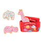 Animal Squeakers Snacks Plush Dog Toy XS/S