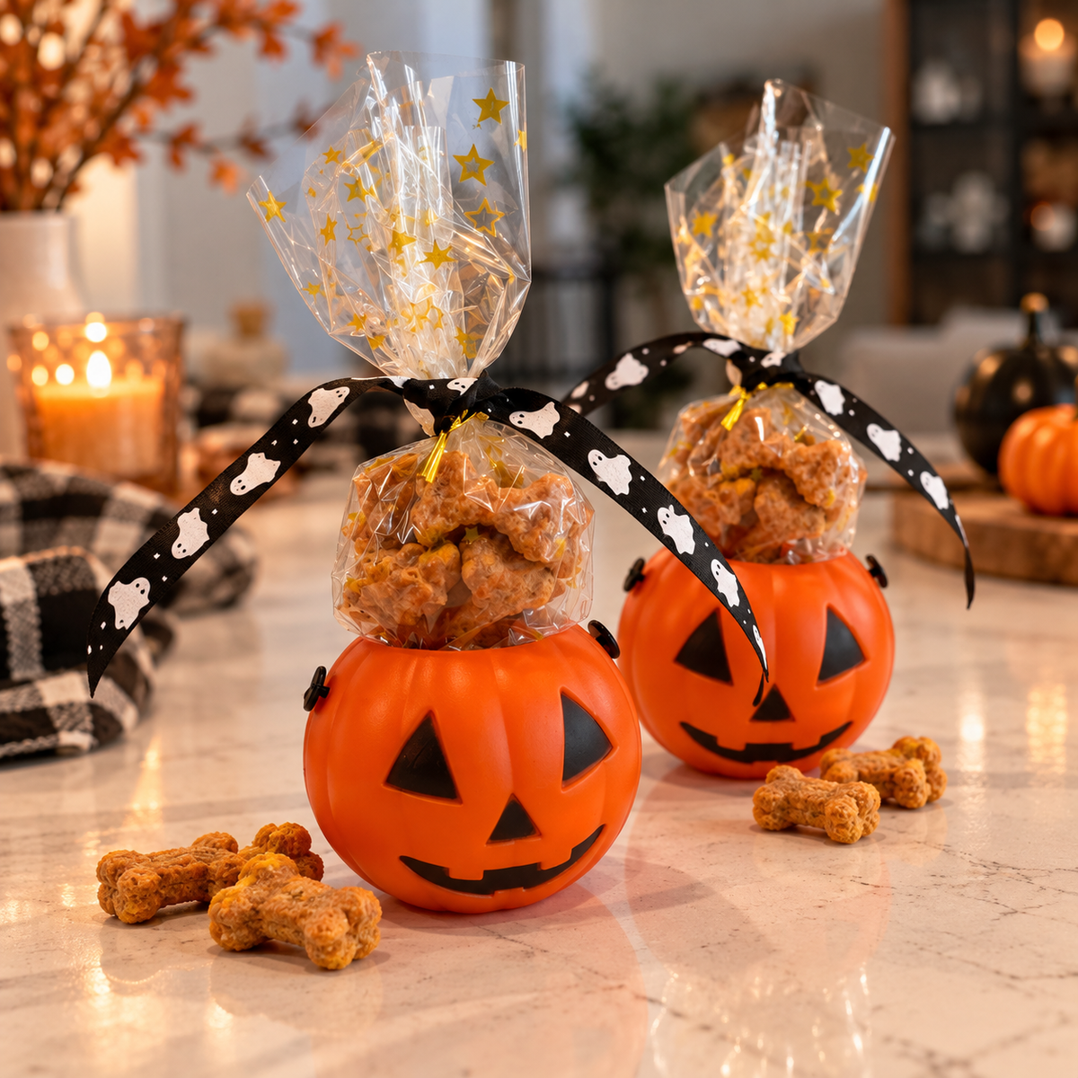 Jack-O’-Crunch Cheddar Canine Crunchies