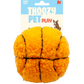 Basketball Plush Dog Toy 4"