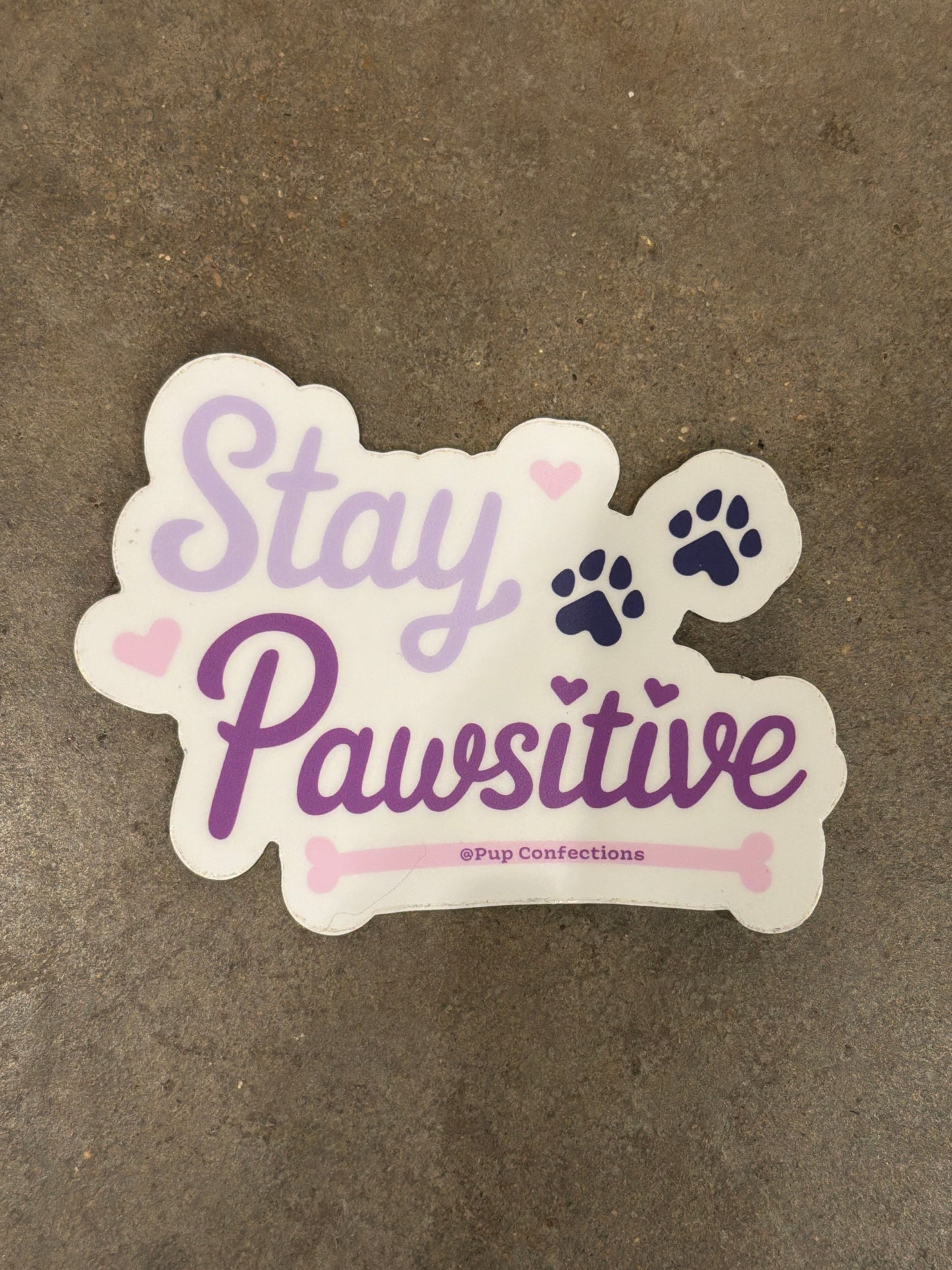 Stay Pawsitive sticker