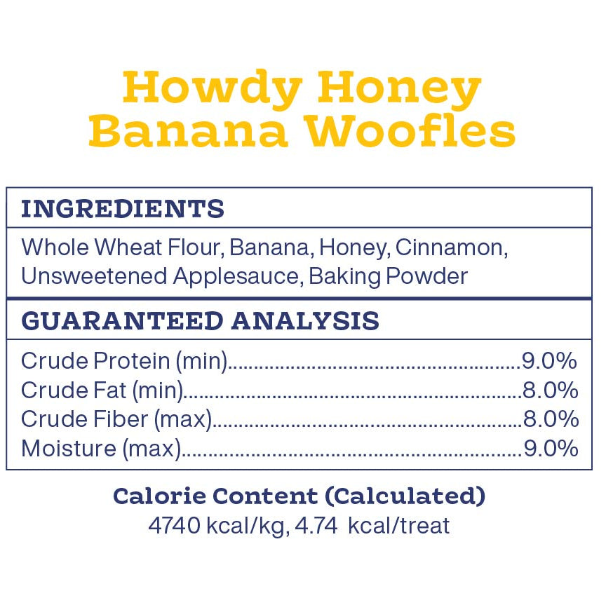 Howdy Honey Woofle Dog Treats