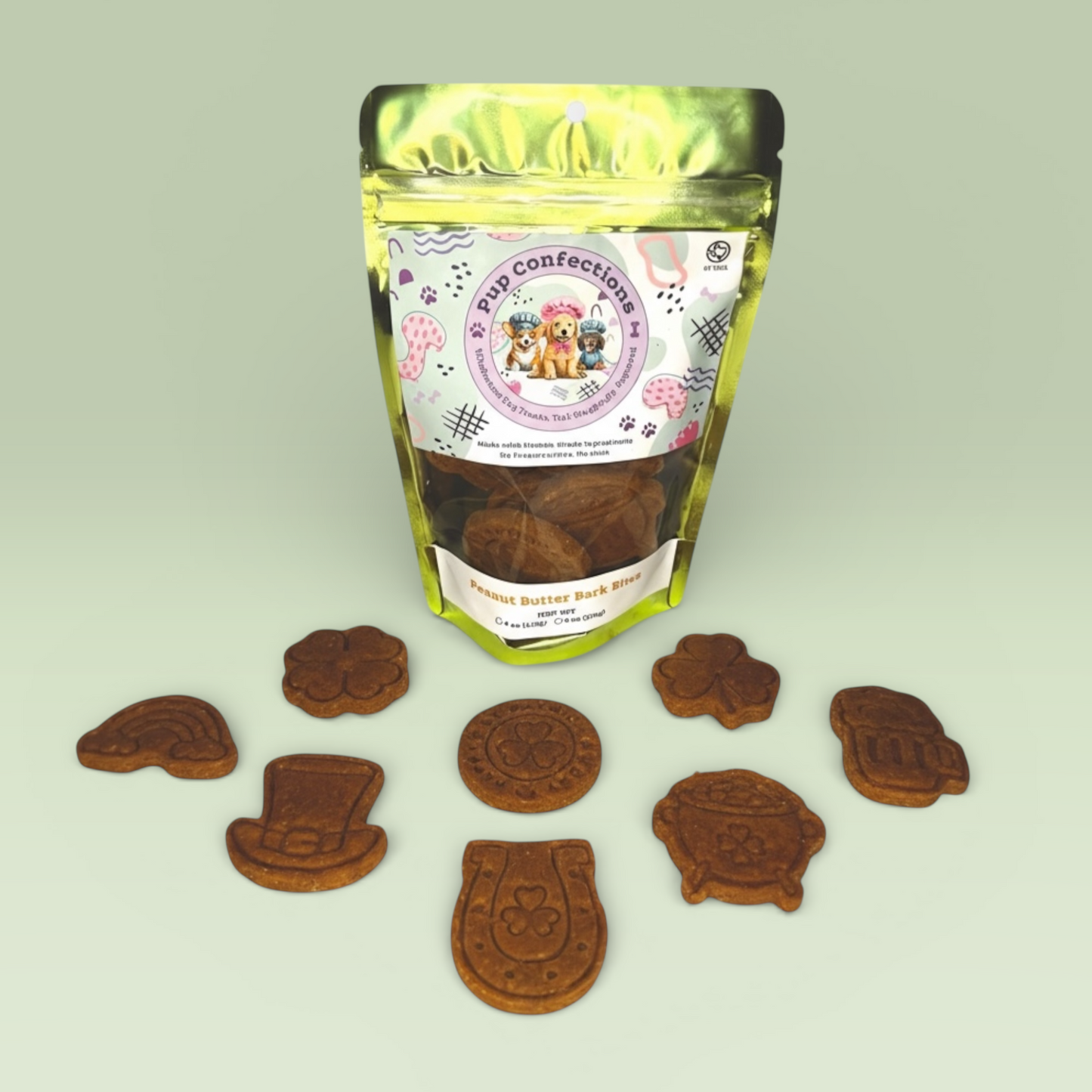 Limited Edition St. Patrick's Day PB Bark Bites