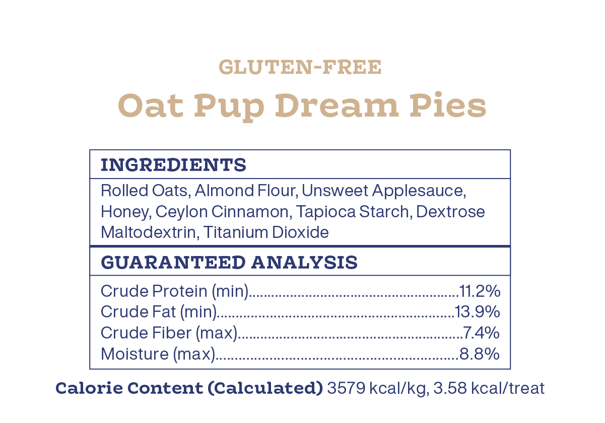 Oat Pup Dream Pies