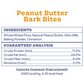 Peanut Butter Bark Bite Dog Treats (Small)