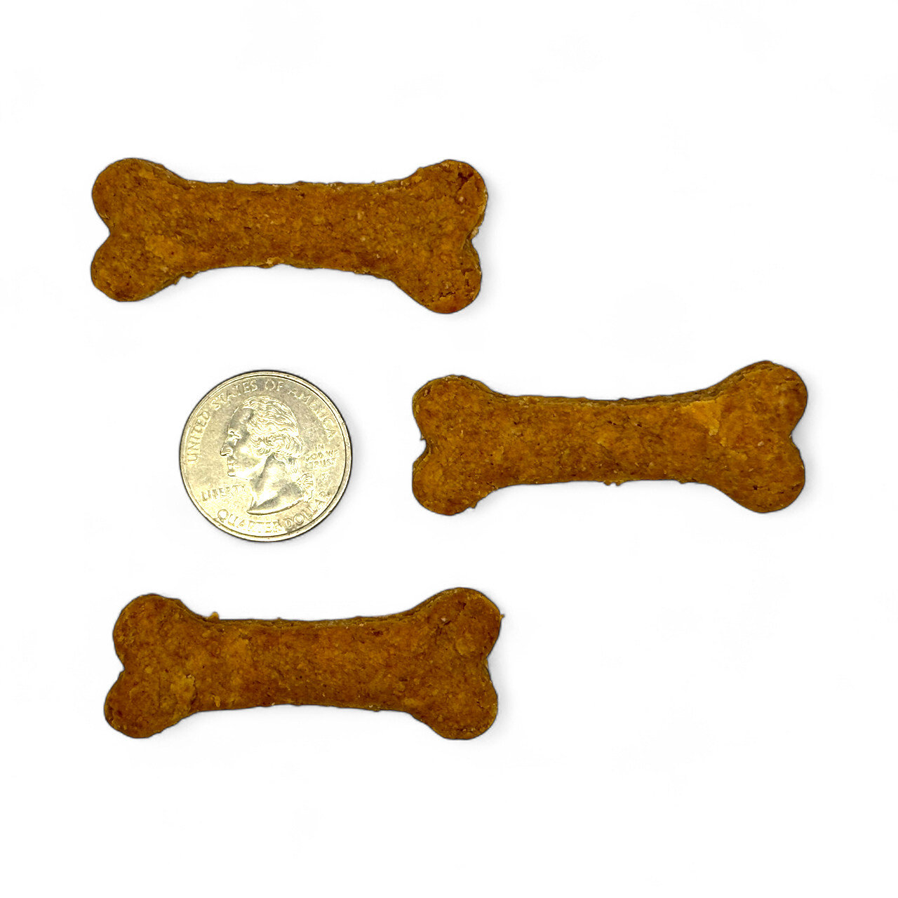 Peanut Butter Bark Bite Dog Treats (Small)