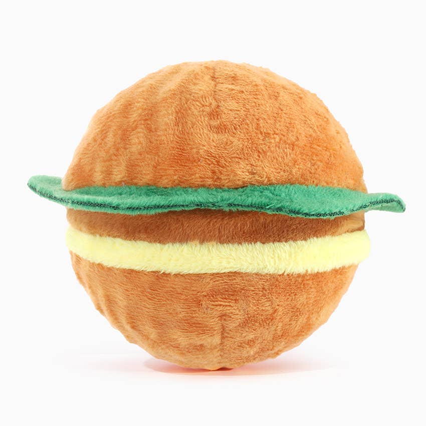 Hamburger | Food Party - Dog Ball Toy