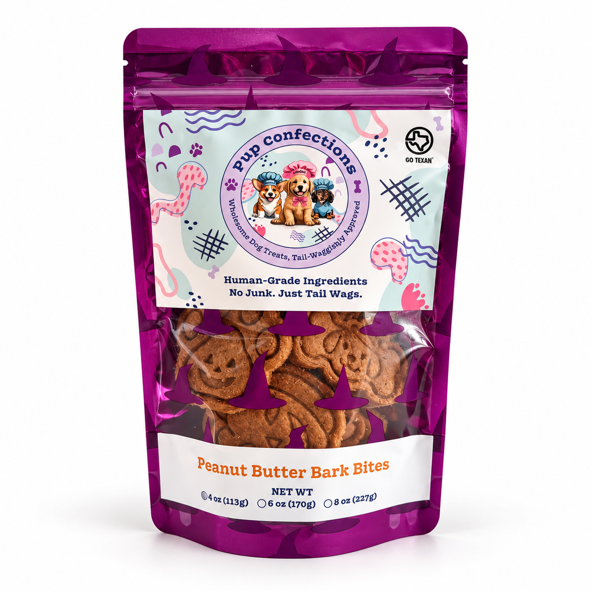 Limited Edition Ghost & Pumpkin PB Bark Bites