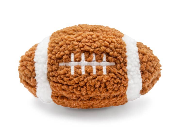 Football Plush Dog Toy 6.5"