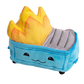 Baby Dumpster Fire Plush Dog Toy