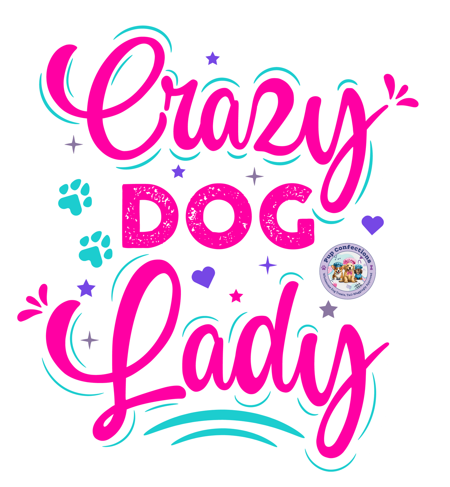 "Crazy Dog Lady" Sticker